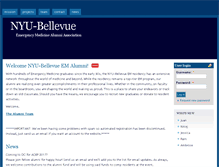 Tablet Screenshot of alumni.nyuem.org